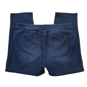 Democracy Women’s Ab Solution‎ Stretch Tapered Leg Jeans Size 24W